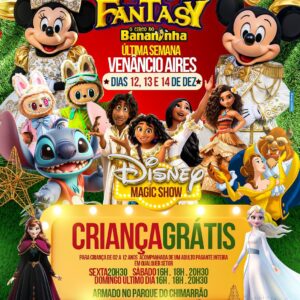 Ingresso Circo Fantasy, o Circo do Bananinha | Venâncio Aires - RS | 12/12/2025 - Sexta-Feira 20:30hs